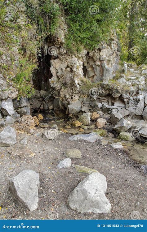 Little Grotto In The Forest Stock Image Image Of Grotto Outdoor