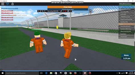 Roblox Prison Escape Youtube