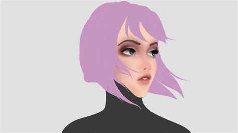 Android Girl Sculpt 3d Model Cgtrader