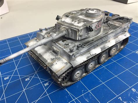 Building And Weathering The Tamiya 1 35 Tiger 1 With Snow Camouflage