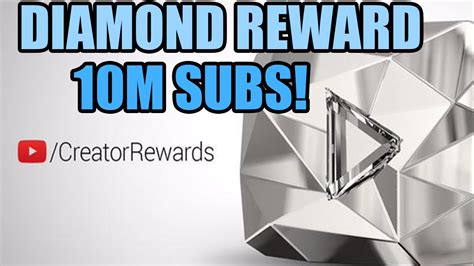 New Youtube Diamond Play Button 10 Million Subscribers Special