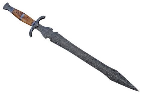 Handmade Damascus Steel Sword Sw 03 2 Esaleknives