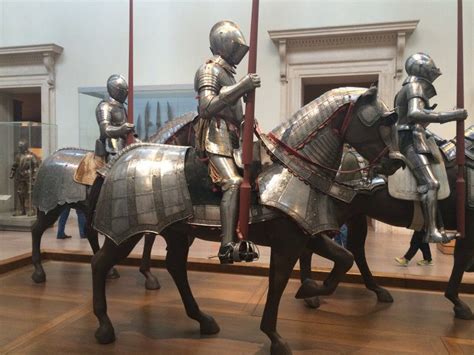 Knight And Horse In Armor From The Metropolitan Museum In New York