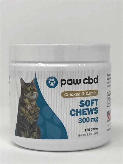 Paw Cbd Chicken And Catnip Soft Chews 300 Mg Best Cbd Planet