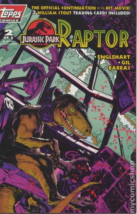 Jurassic Park Raptor 1993 Comic Books