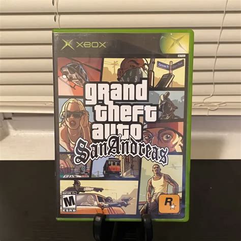 Grand Theft Auto San Andreas Gta Sa Microsoft Xbox 2005 Cib 1499