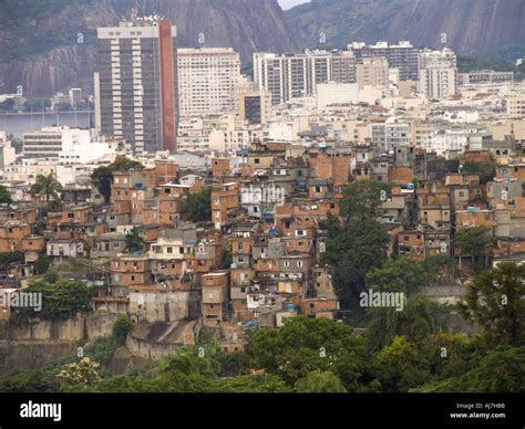 City View Of Santa Teresa Rio De Janeiro Brazil South America Stock