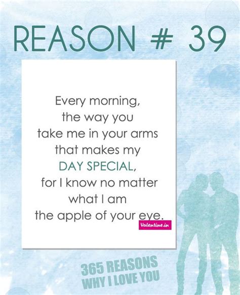 Reasons Why I Love You 39 365 Love Quotes For Him Pinterest