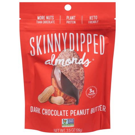 save on skinny dipped almonds dark chocolate peanut butter order online delivery giant