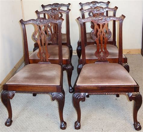 Unfollow mahogany dining chairs to stop getting updates on your ebay feed. Set Of Six Carved Mahogany Chippendale Style Dining Chairs ...