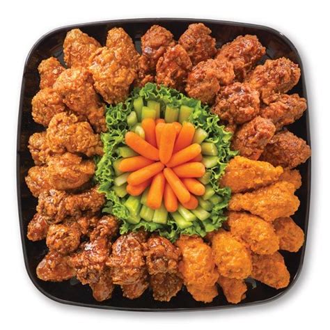 A single kilo of chicken wings serves five guests and therefore a minimum order will make 15 guests happy and contented! Chicken Wing Sampler | Party food appetizers, Food ...