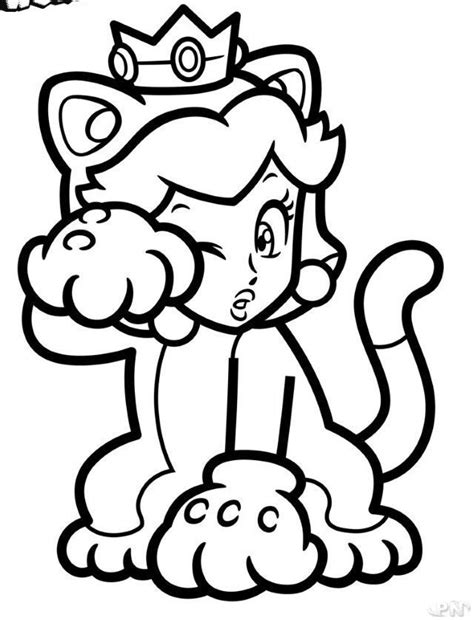 Super Mario 3d World Coloring Pages To Print Thekidsworksheet