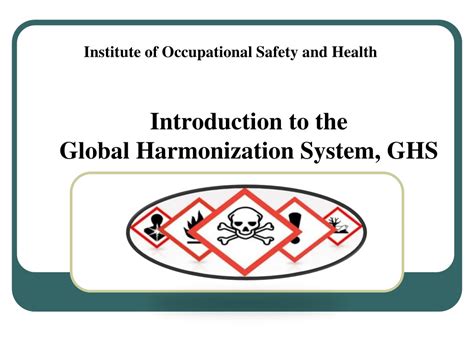 Ppt Introduction To The Global Harmonization System Ghs Powerpoint