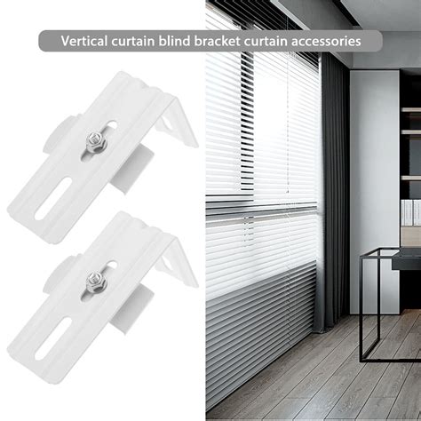 4pcs Vertical Blinds L Shaped Brackets Blinds Curtain Track Mounting