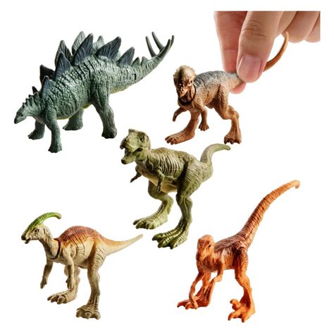 Set Of 3 Jurassic World Legacy Collection Mini Action Dinos 5 Pk