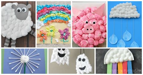 25 Creative Cotton Ball Crafts For Preschoolers