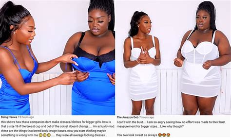 Oh Polly Are Accused Of Breeding Body Image Issues After Two Women Try On The Same Dresses