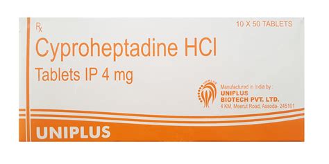 Uniplus Cyproheptadine Appetite Stimulant Pills