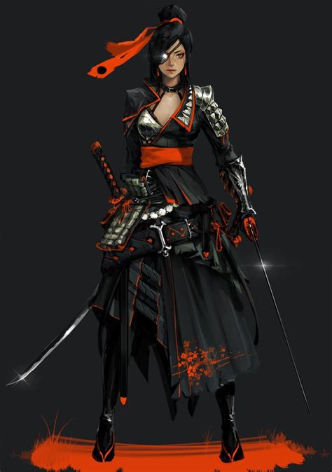 Female Samurai Anime Characters Female Samurai Bodenewasurk