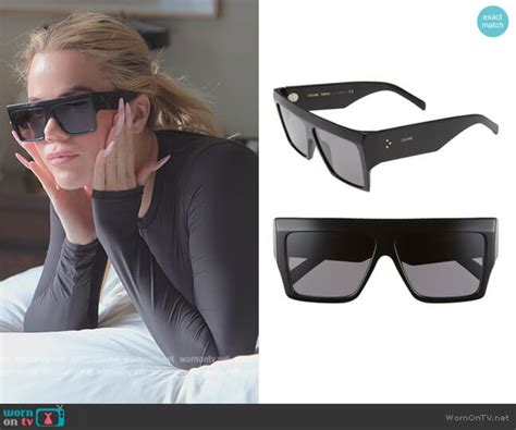 Wornontv Khloes Black Top And Sunglasses On The Kardashians Khloe Kardashian Clothes And