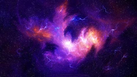 Purple Nebula Sci Fi Space Hd Wallpaper