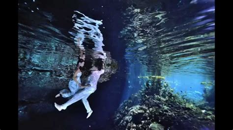 Underwater Trash The Dress In A Cenote Carolinajo Youtube