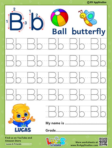 Free Printable Preschool Worksheets Tracing Letters B Printable
