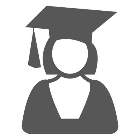 Female Graduate Icon Transparent Png And Svg Vector File