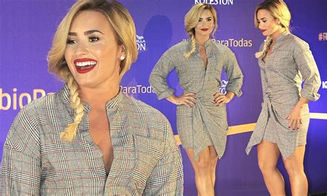 Demi Lovato Shows Off Her Freshly Dyed Hair At Event In Mexico Daily