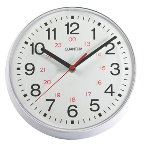 It is based on a 24 hour clock , and is a method of keeping hours in which the day runs from midnight to midnight and is divided into 24 hour increments. 24 Hour Analogue Clock - Clocks - Electrical Goods ...