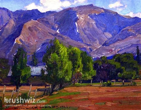 Meadow And Hills By William Wendt Oil Painting Reproduction