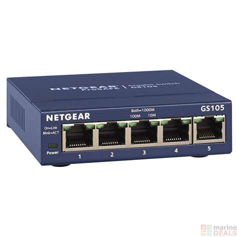 Buy Netgear Gs105 Prosafe 5 Port Gigabit Ethernet Unmanaged Switch