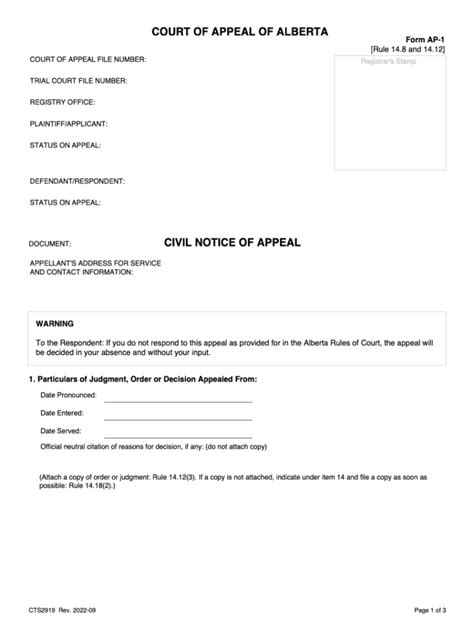 2022 Form Canada CTS2919 Alberta Fill Online Printable Fillable