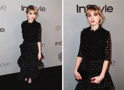 Natalia Dyer Instyle And Warner Bros Golden Globes After Party In