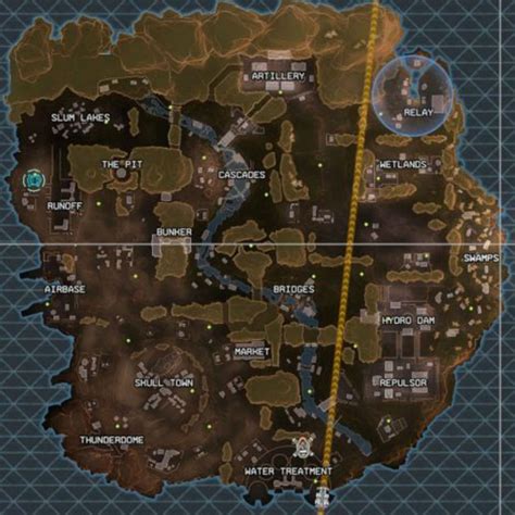 Apex Legends Map Loot Spots Hot Zones And Respawn Beacons Across