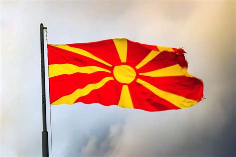 North Macedonia Flag Europe Free Photo On Pixabay Pixabay