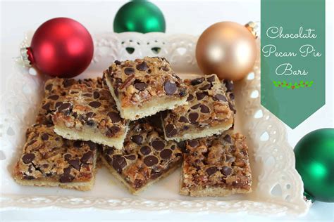 These simple pecan pie bars taste just like pecan pie with a tender shortbread crust, and they are easy and quick to make. Chocolate Pecan Pie Bars Recipe - Mom vs the Boys