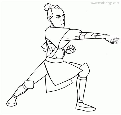 Avatar Sokka Coloring Pages Coloring Pages