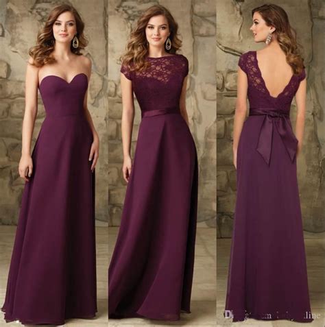 Latest and trending bridesmaid hairstyles. Chiffon Long Bridesmaids Dresses Backless Cheap Bridesmaid Gowns 2 styles top Maid of honor lady ...