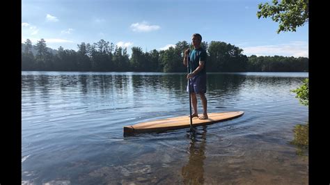 Making Of A Wooden Stand Up Paddle Board YouTube