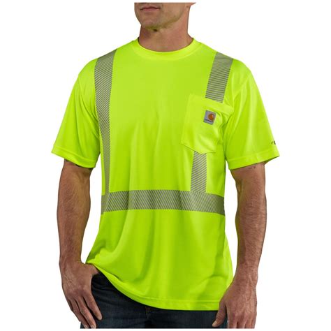 Mens Carhartt Force Class 2 High Visibility T Shirt