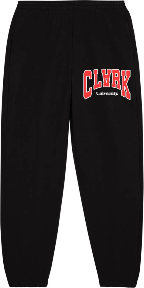 Sweatpants Black Clark Univ Clark University Campus Store
