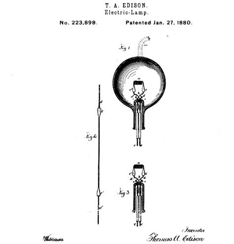 Let There Be Light Thomas Edisons Patent For The Electric Light Bulb