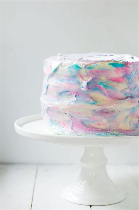 Easy + unique gender reveal party 2020: Easy Marble Gender Reveal Cake | Cook. Craft. Love.