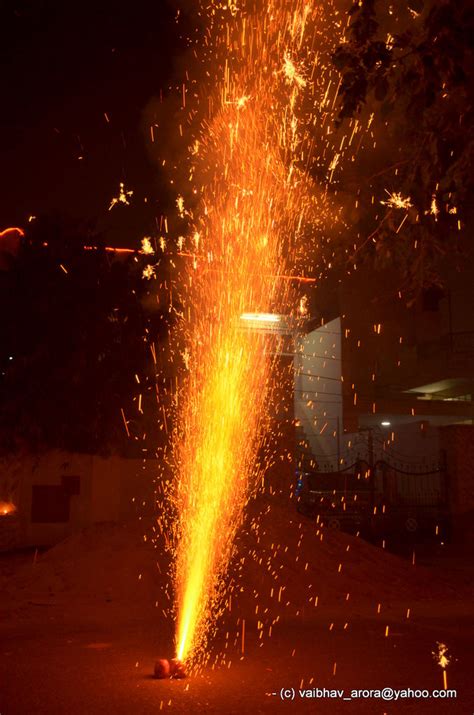 Fireworks Anar Diwali India Travel Forum