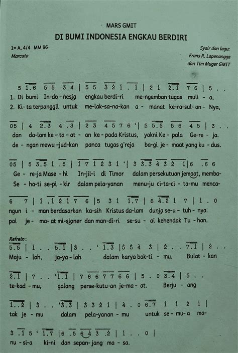 Lirik Lagu Mars Olahraga | Kord Gitar Indonesia