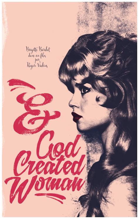 And God Created Woman Movie Poster 1956 Brigitte Bardot And God Created Woman Brigitte