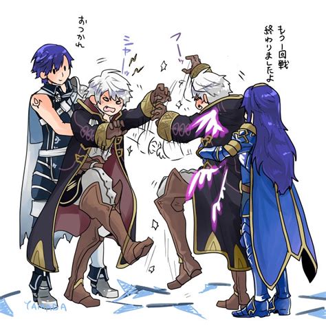 Lucina Robin Robin Chrom And Grima Fire Emblem And 2 More Drawn By Yamada Ymdroygbiv