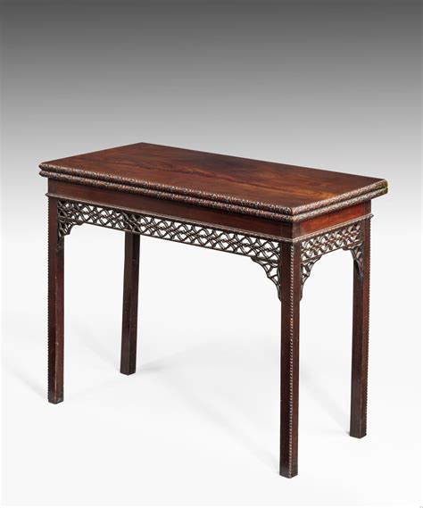 A Chippendale Mahogany Tea Table Chippendale Furniture Period