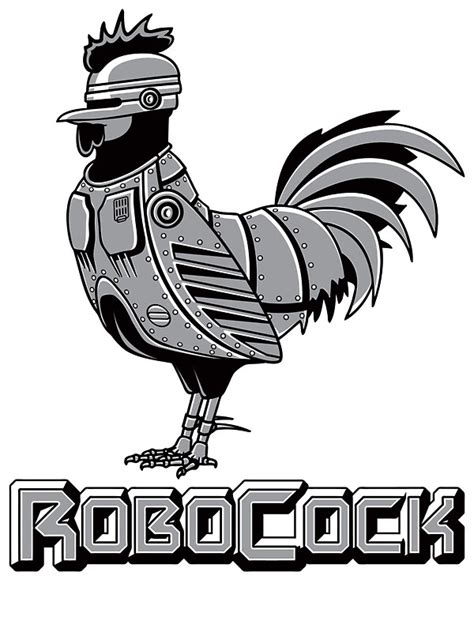 Robocock Stickers By Anfa Redbubble
